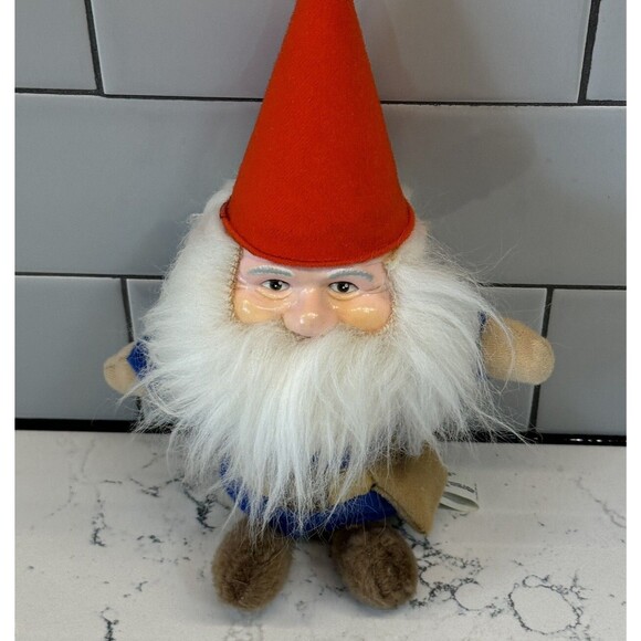 Vintage 1978 Knickerbocker Gnome Plush 8" Rubber Head Elf Christmas 70s - Picture 3 of 15